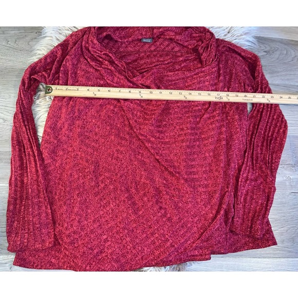 Rei women’s red wrap sweater - Picture 10 of 12